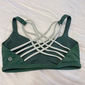 Lululemon free to be wild bra - green